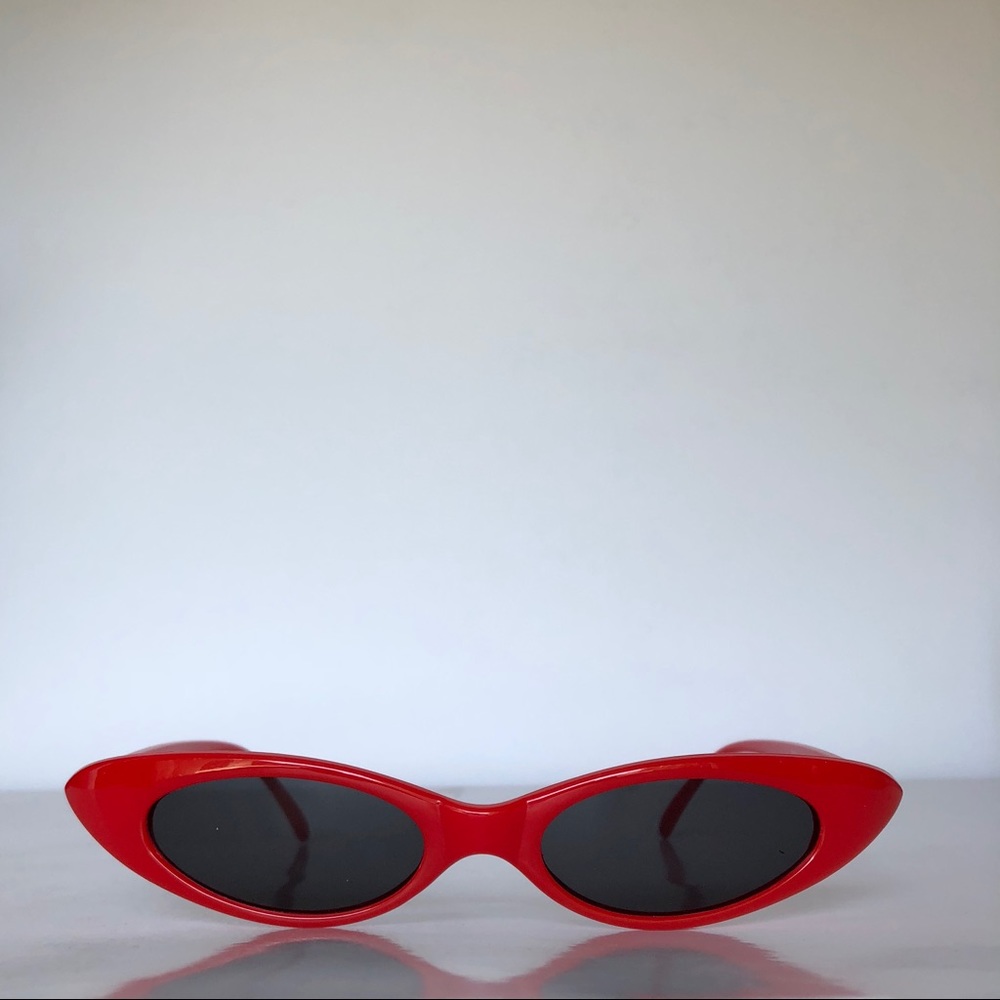 Slim Oval Small Frame Vintage Glasses
